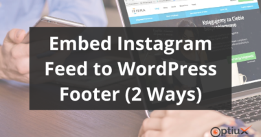 How To Embed Instagram Feed to WordPress Footer